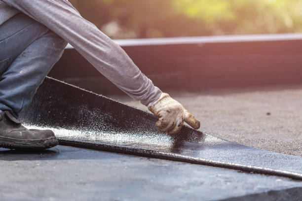 Professional Basement Waterproofing technician working in Belleville, WI